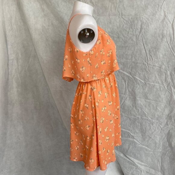 Timing Coral Floral Dress Open Back Sun Dress - Picture 4 of 9